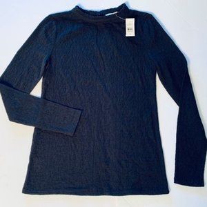 Black Lace Top Blouse by LOFT Size XS NWTGS